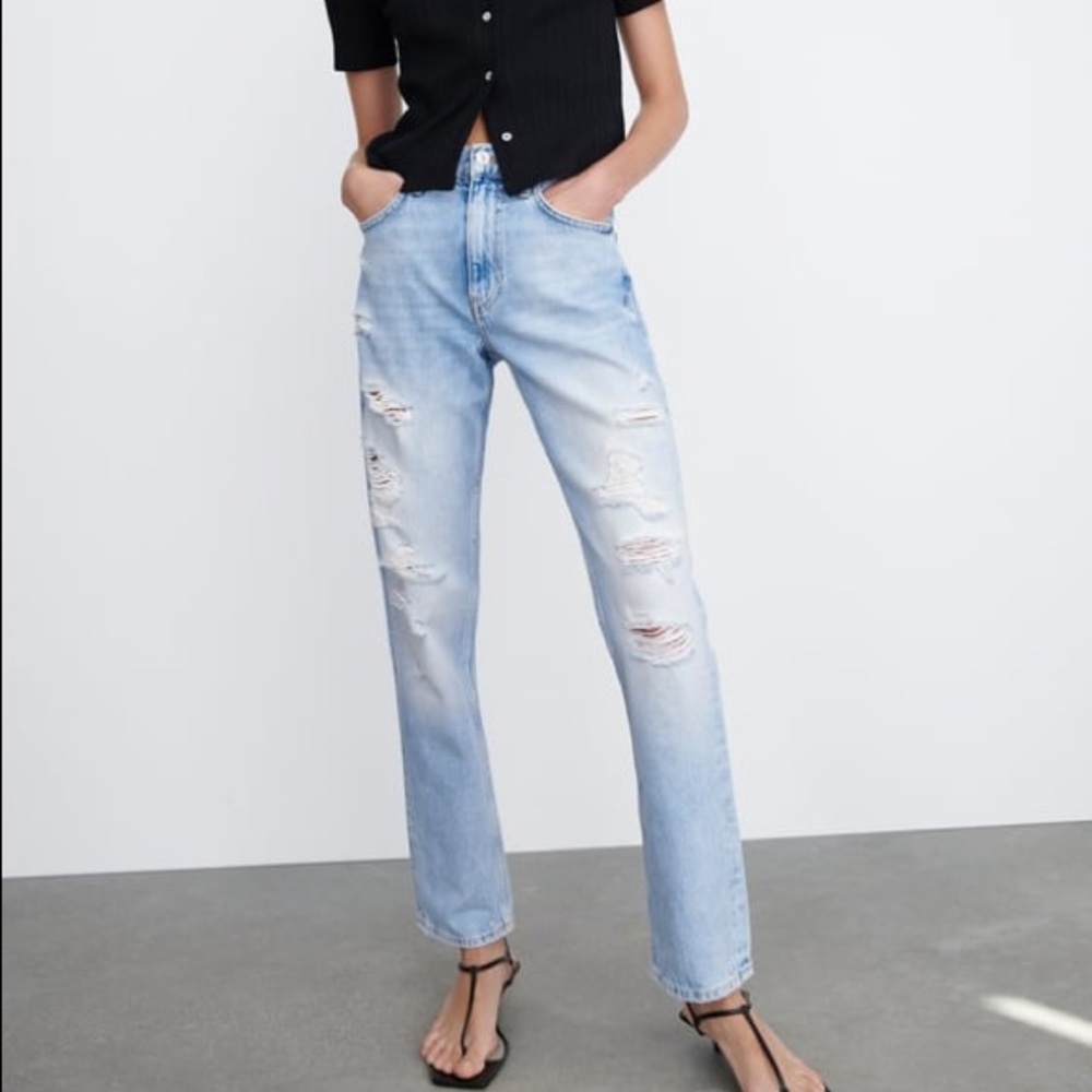 Zara straight leg jeans